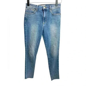 Joe’s  Jeans Wheaton High Rise Skinny Ankle Raw Hem Waist 27